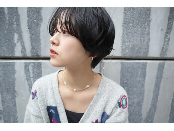 セシルヘアー 博多駅前店(Cecil hair)の写真/≪博多駅前/再現性◎≫透け感ショートで差をつける!春の光を味方にする最旬スタイルに◎Cecil hair博多駅前