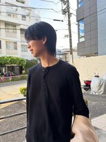 ツネ ヘアアンドヘッドスパ(TsuNE hair&head spa) メンズウルフ シースルーマッシュ