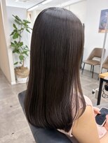 クワイア 川崎店(0choir) ダークパープル/ナチュラルショート/夏のヘアアレンジ/川崎◯emi
