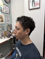 フォーコーナーズカットショップフェイビーズ 名古屋西(FourCornersCutShop favey's)&nbsp;メンズショート 大人ショート 野暮ったスタイル