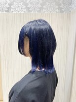 ビス リアン 川口店(Vis lien)&nbsp;ウルフ/ネオウルフ/ブルーブラック/切りっぱなし/ケアブリーチ