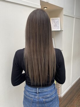 コレクトバイイヴァン 八戸ノ里店(colext by IVAn) 大人可愛い/フェアリー/透明感/ツヤ感/ブラウンベージュ