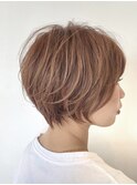 BrownBeige ゆるふわショート