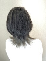 ジプソ(Gypso Hair salon)&nbsp;インナーカラーカーキグレージュ×ウルフカット