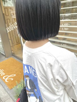 ネオリーブ アンド 渋谷店(Neolive &) 【neolive&】切りっぱなし小顔ボブ