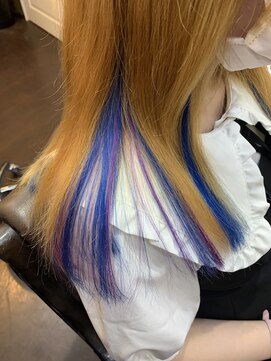 ディー エメ(D-aimer-) 推し色を探せ！インナー隠しカラーエクステ