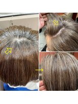 ココロン(COCORON)&nbsp;脱白髪染め表面ハイライトカラー