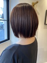 ムーン ティコブラーエ(moon tico brae)&nbsp;ストレートボブ×艶カラー