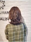 エドル　透け感アッシュベージュ