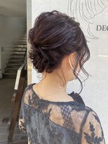 デコヘアー キートス(DECO HAIR kiitos)&nbsp;レイヤーボブのお呼ばれアレンジ