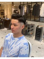 ルドローブラントオオサカ(LUDLOW BLUNT Osaka)&nbsp;【LUDLOW BLUNT】七三分け サイドパート フェードカット