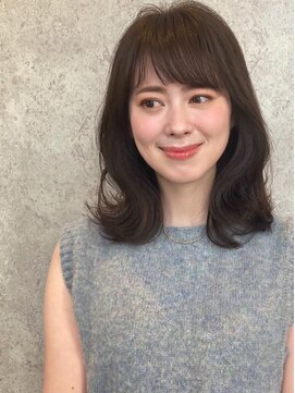 ジョエミバイアンアミ(joemi by Un ami) joemi新宿 大人ミディアム くびれヘア 花野