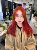 【RITZY】オレンジカラー☆ビビットカラー☆オレンジヘア