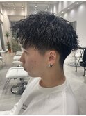 【iLi×Hirai 】メンズカット+ツイストスパイラルパーマ
