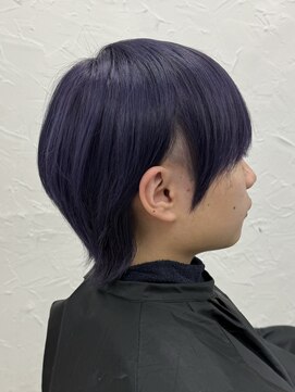 プライズ 表参道原宿店(prize) ショートウルフブルーラベンダー２０代３０代４０代