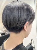ネープレスショート×2ブロック×ダークグレー