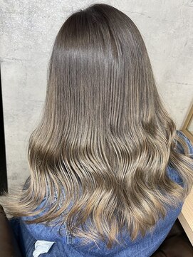 アフィナー(Afinar) 【横浜/Afinar】バレイヤージュ☆グレージュ★