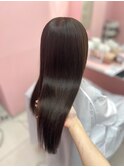 【バージンレミーエクステ】ダークブラウン・韓国ヘア