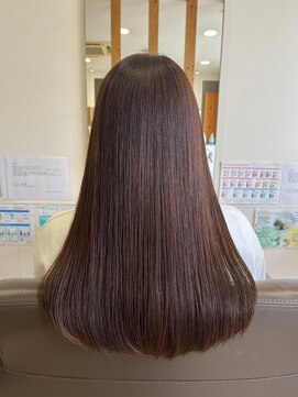 ヘアショップ エヌアンドエー 久喜菖蒲店(hair shop N&A) うる艶髪質改善ストレート＋インナーカラー グレー/ベージュ