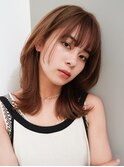 顔まわりレイヤー◎大人かわいい似合わせ小顔カット外ハネくびれ