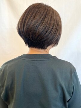 ヘアメイク ミチ 富田店(HAIRMAKE MICHI) 【MICHI 富田店　杉本郁美】 ショートカット 白髪染め ブラウン