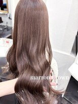 ミシェリー 新宿店(misherry)&nbsp;アッシュブラウンブリーチなしマロンベージュ透明感冬カラー新宿