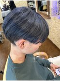 ブルー×グレー