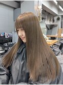 ブリーチなしダブルカラー　ミルクベーRiko
