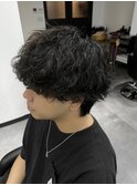 波巻きツイストスパイラル/波巻きパーマ/波打ちパーマ/メンズ