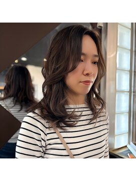 ジェンガ(jenga) 鎖骨ミディアム × スモーキーブラウン