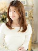 艶感ストレートうぶバングモテ髪小顔レイヤーc7川口20代30代40代