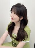 韓国ヘアと顔まわりカット