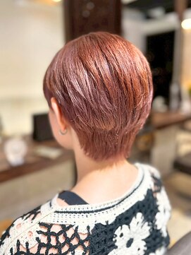 ヘアリゾート粋 ティガ 池袋店(tiga) 透明感/ピンクブラウン/ショートレイヤー