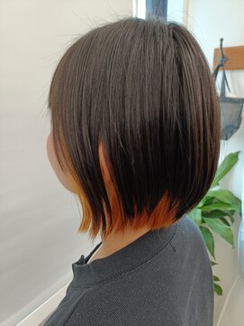 スパークル センター南(Sparkle) インナーカラー×つやつやボブ