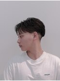 MEN'S HAIR/フェザーショート/センターパート