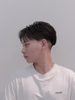 ルーストデラックス 京都河原町三条(ROOST dx)&nbsp;MEN'S HAIR/フェザーショート/センターパート