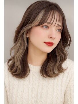 リリノ 豊中曽根店(Lirino.Co) イヤリングカラー×ベージュ