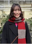 レイヤーロブパーマ