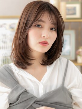 カバーヘア ブリス 志木南口駅前店(COVER HAIR bliss) 透明感グレーブラウンハイレイヤーカットTd1志木20代30代40代