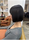 ぱつっとボブ
