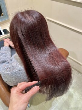 フレーム へアアンドトリートメント 天王寺北口店(FRAME) 【FRAME天王寺北口】レッドバイオレット