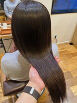 テラスヘア 三条(TERRACEhair)&nbsp;春のイベント前に◎縮毛矯正×カラー同日施術で叶う艶髪スタイル