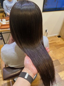 テラスヘア 三条(TERRACEhair) 春のイベント前に◎縮毛矯正×カラー同日施術で叶う艶髪スタイル