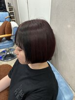 ヘアーディア みどり店(Hair...DiA)&nbsp;ボブ×ボルドー