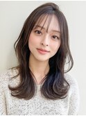 艶感エアリーカールサイドバングこなれヘアレイヤーカットn