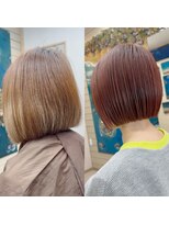 ラニハナクドウ(lanihana.kudo)&nbsp;＃ストンボブ＃サクラベージュ