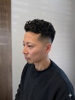 ワンワンオー バーバーショップ コンチネンタル(@110 BARBER SHOP continental)&nbsp;ビジネスショートショートアップバングツーブロックアップバング