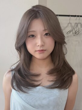 ラキングキョウト(LA KING KYOTO) オリーブグレージュ、レイヤーカット