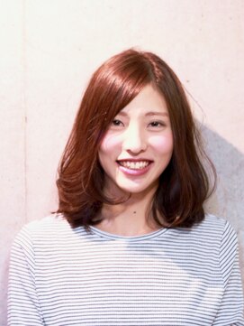 ヘアーサロン トゥリークル(Hair Salon Treacle) ピンクバイオレット×ロブ