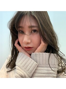 カールム(carlm) 【carlm☆上川美幸】セミロング×アッシュベージュ